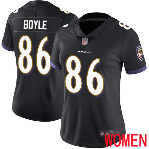 Baltimore Ravens Limited Black Women Nick Boyle Alternate Jersey NFL Football #86 Vapor Untouchable